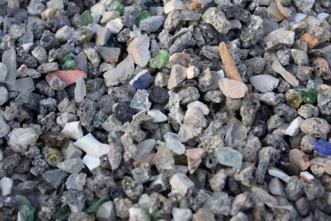 Clean minerals after processing